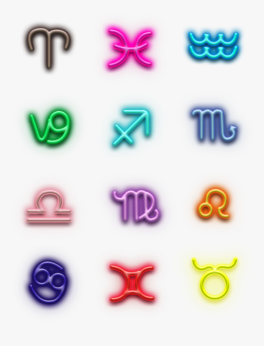 Glowing Effect Constellations Icons Png And Psd , Png, Transparent Png, Free Download