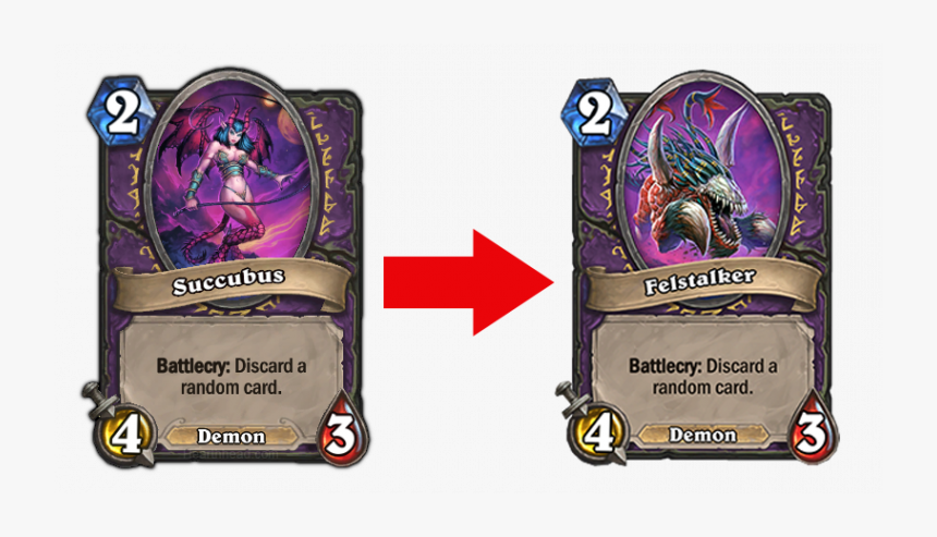 Hearthstone Succubus Art Change, HD Png Download, Free Download