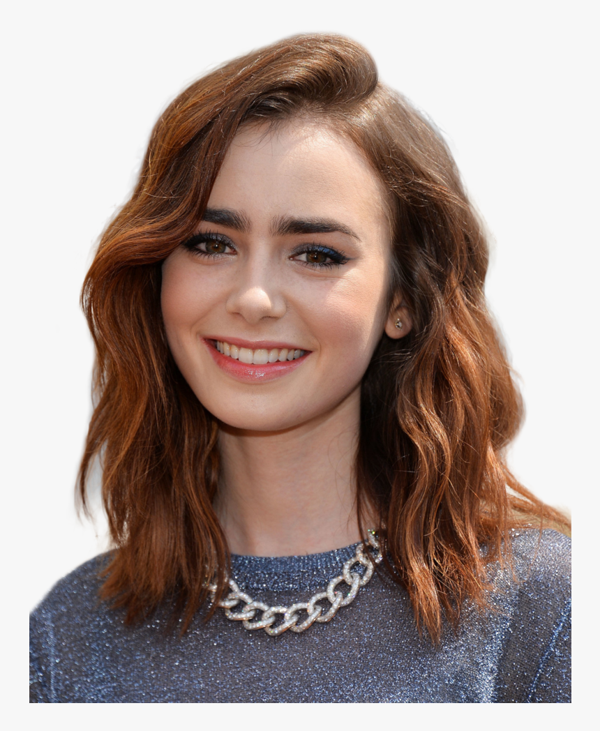 Lily Collins 2 By Flowerbloom172 - Lily Collins Hair, HD Png Download, Free Download