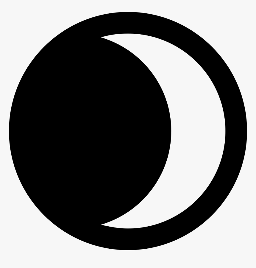 Moon Waxing Crescent F - Circle, HD Png Download, Free Download