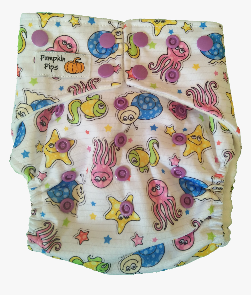 Under The Sea Modern Cloth Nappy - Coin Purse, HD Png Download, Free Download