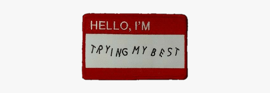 #red #hello #trying #my #best #aesthetic #edit #edgy - Grunge Edgy Aesthetic Png, Transparent Png, Free Download