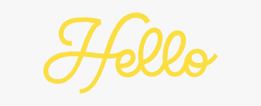 Hello - Calligraphy, HD Png Download, Free Download