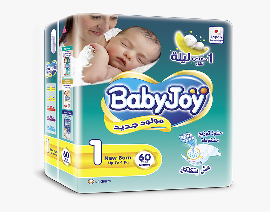 Babyjoy Tape Diaper - Baby Joy, HD Png Download, Free Download