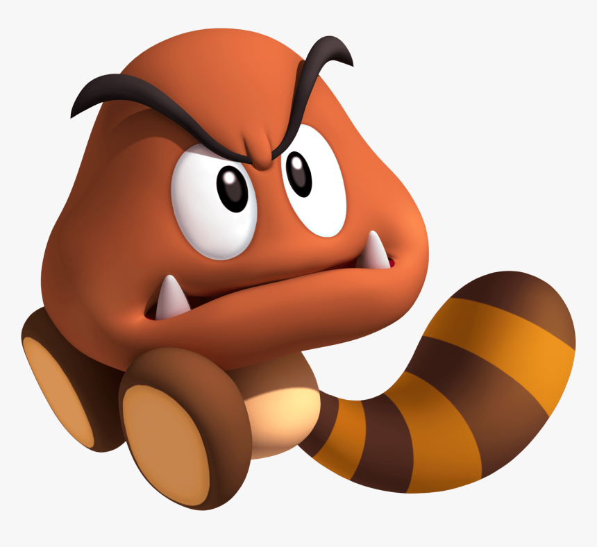 Super Mario Bros Wii Kuribo Goomba Usb Battery - Super Mario 3d Land Goomba, HD Png Download, Free Download