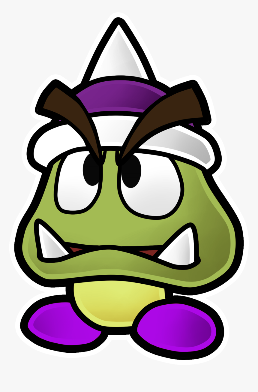 Hyperspiky Goomba Pmtab - Paper Mario Immagini Goomba, HD Png Download, Free Download