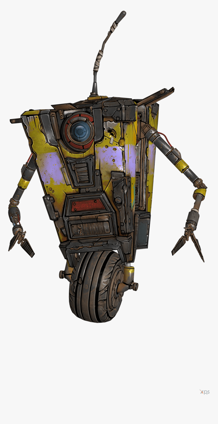 Claptrap Png Borderlands - Illustration, Transparent Png, Free Download