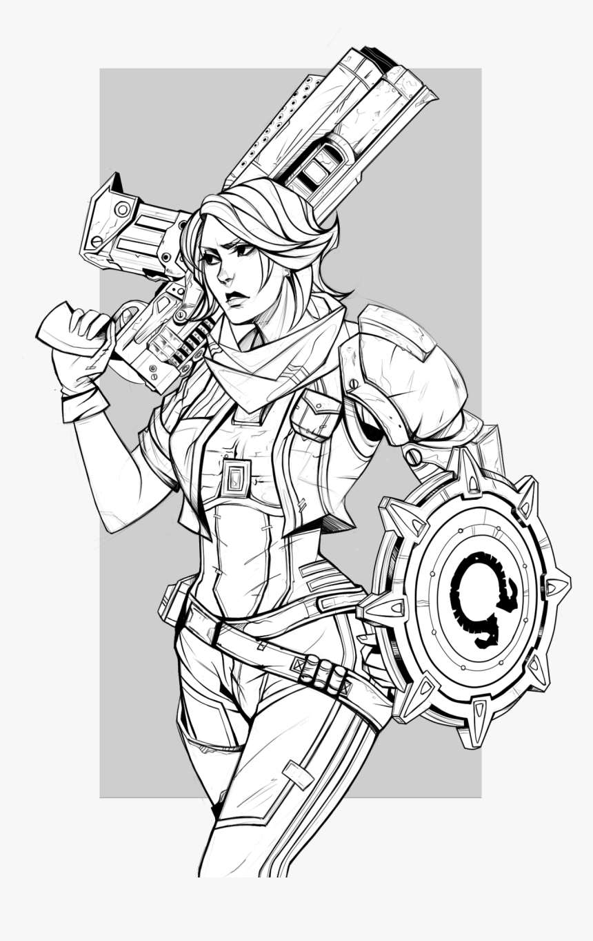 Borderlands Coloring Pages, HD Png Download, Free Download