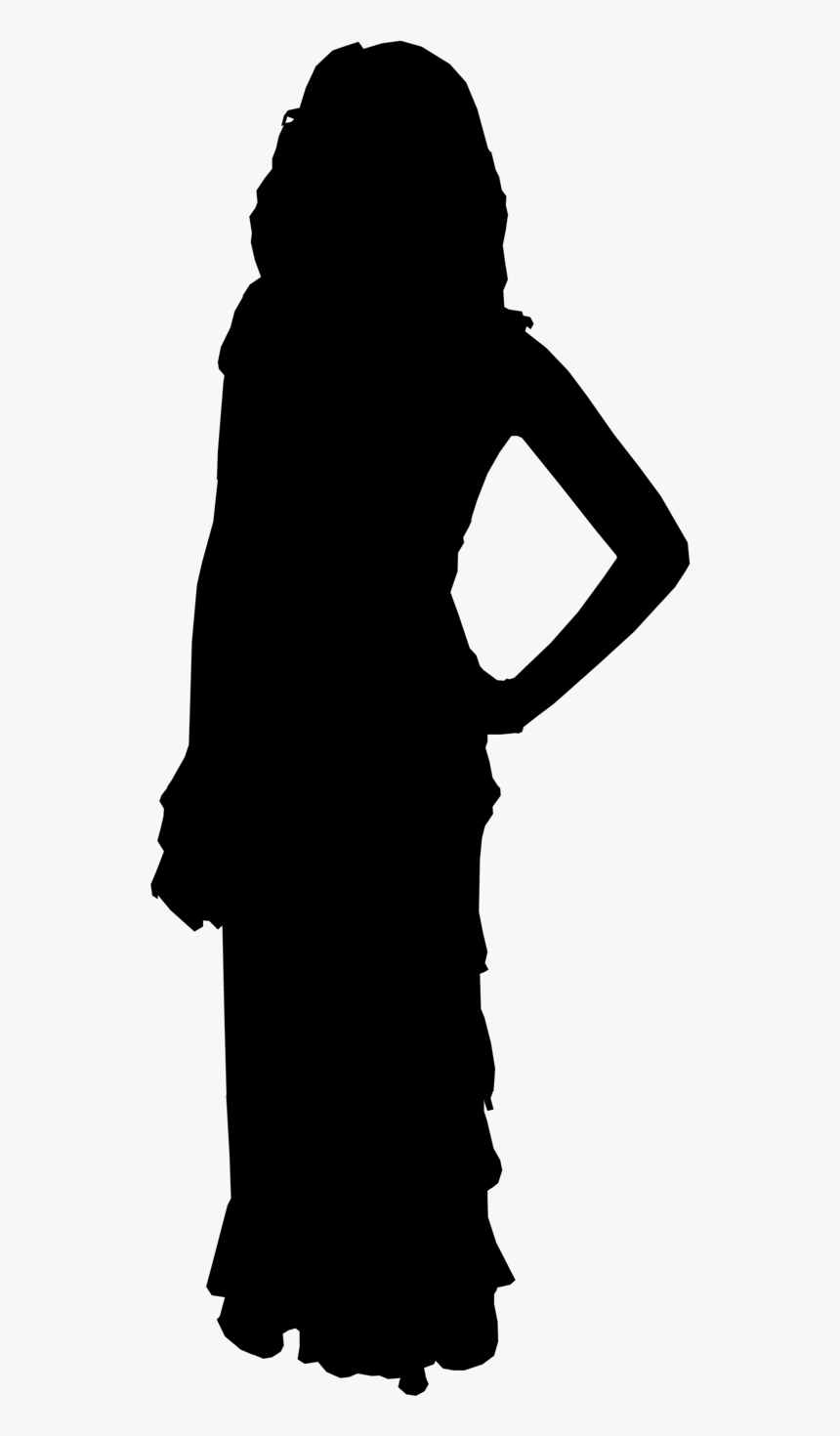 Princess Leia Silhouette Drawing Clip Art Man - Star Wars Leia Silhouette, HD Png Download, Free Download