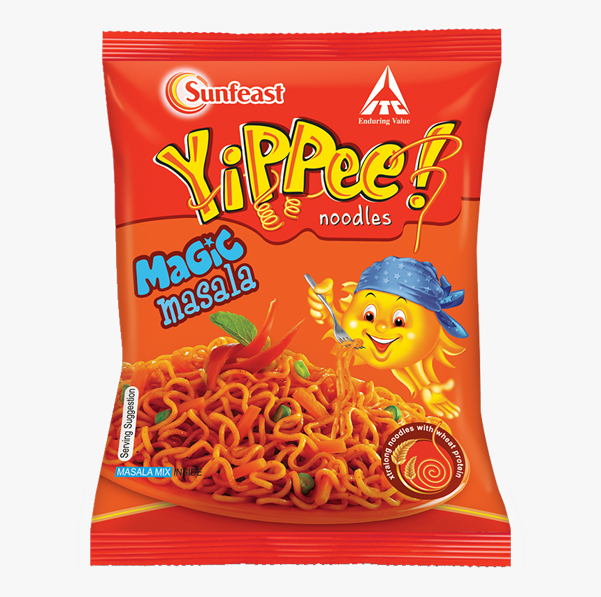 Sunfeast Yippee Noodles Magic Masala , Png Download - Noodles Brand In India, Transparent Png, Free Download