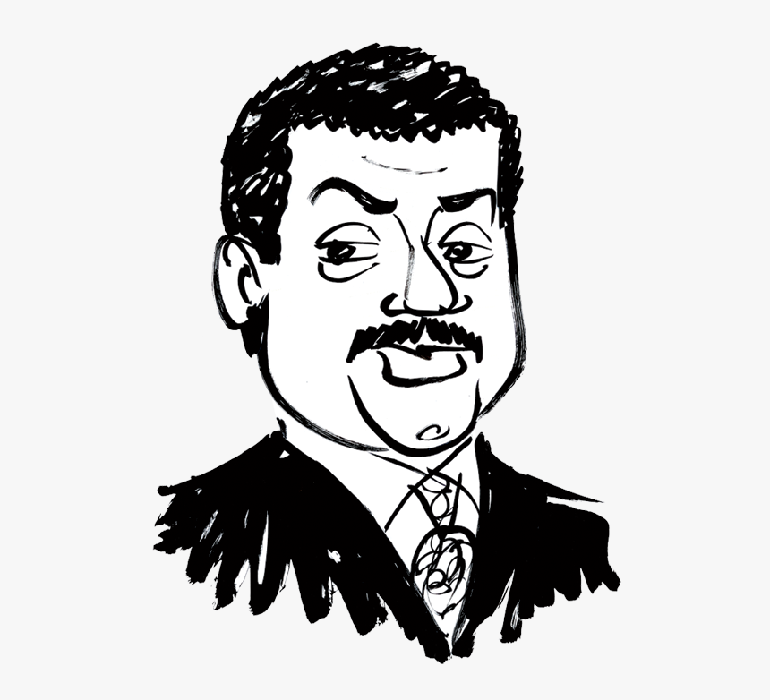 Neil Degrasse Tyson - Illustration, HD Png Download, Free Download