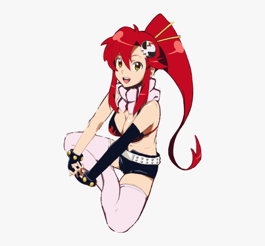 Yoko Littner Full Body , Png Download - Gurren Lagann Red Hair Girl, Transparent Png, Free Download