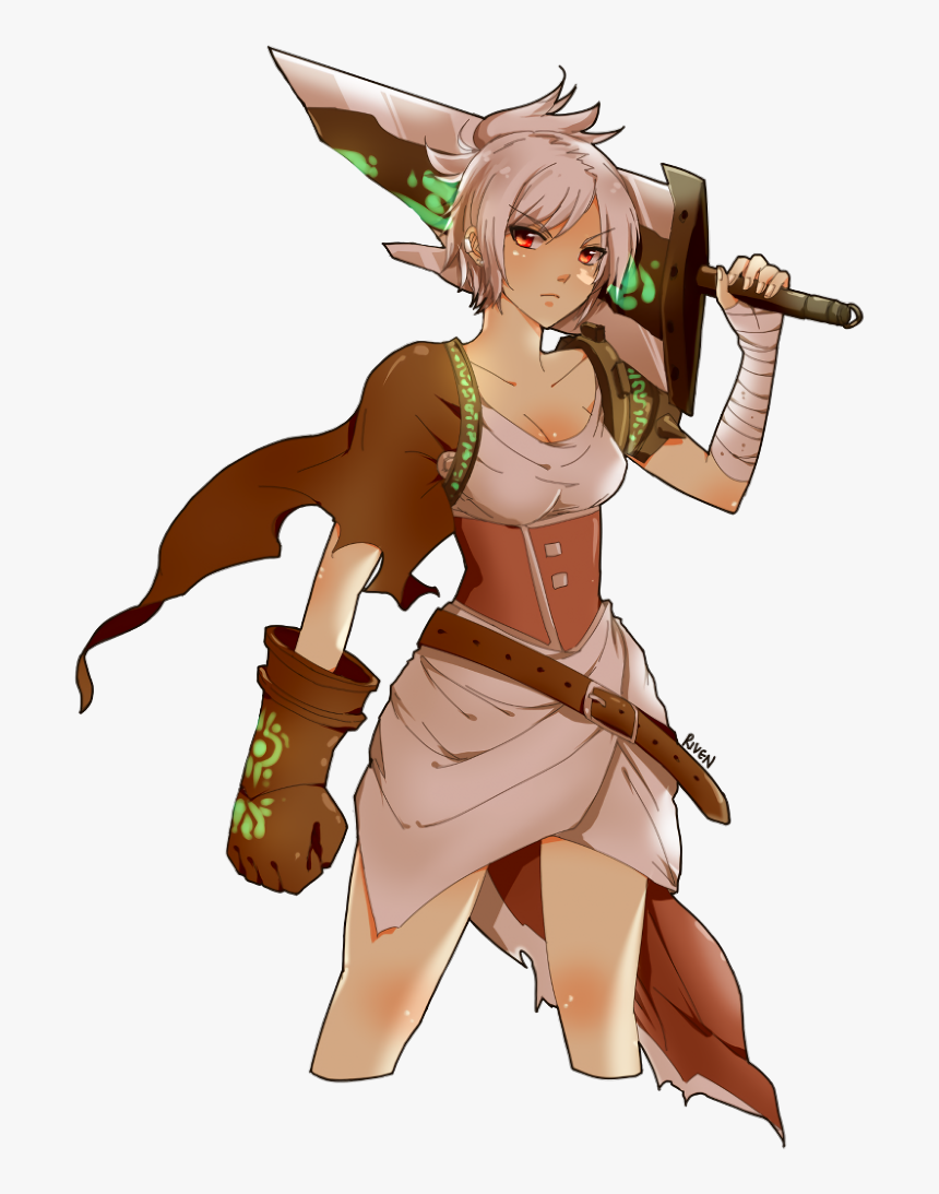 Riven By Urusai-baka Hd Wallpaper Fan Art Artwork League - Riven Lol Fan Art, HD Png Download, Free Download