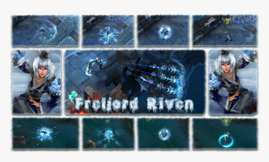 Freljord Riven Header - Riven Custom Skin, HD Png Download, Free Download