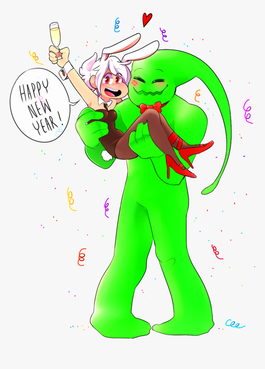Happy New Year From Riven And Zac - Cartoon, HD Png Download, Free Download