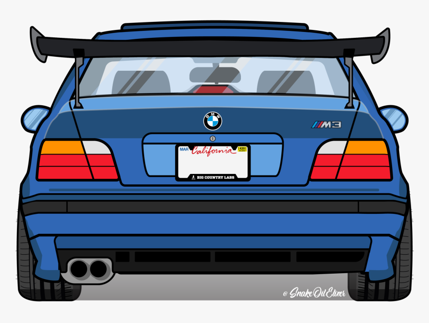 Bmw E36 Rear End, HD Png Download, Free Download