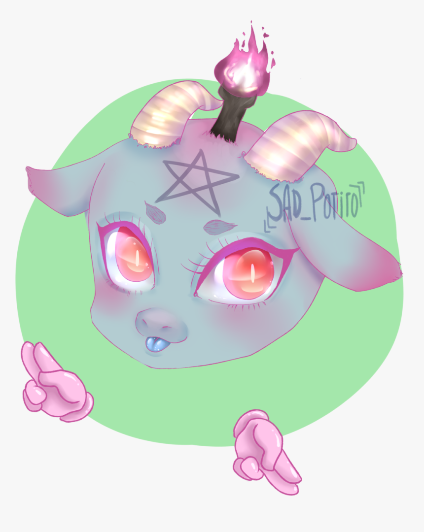 Tumblr Pkpyban U Uawto Png Baby Baphomet Tumblr - Illustration, Transparent Png, Free Download