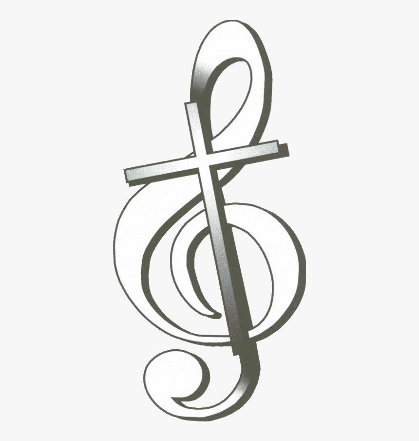 Music Note With Cross, HD Png Download, Free Download