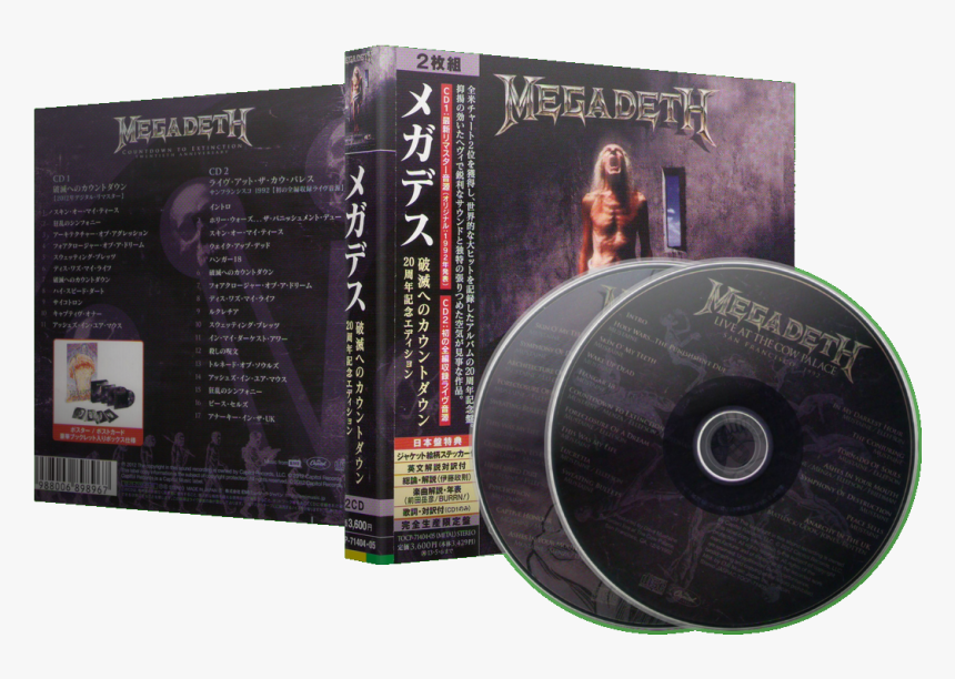 Megadeth Album , Png Download - Cd, Transparent Png, Free Download