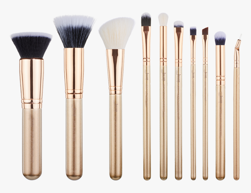 New 10pcs Best Makeup Brushes Set Jessup Eyeshadow - Cosmetics, HD Png Download, Free Download