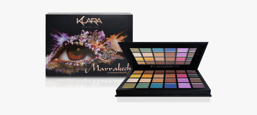 Klara Cosmetics 24 Shade Eyeshadow Palette, HD Png Download, Free Download