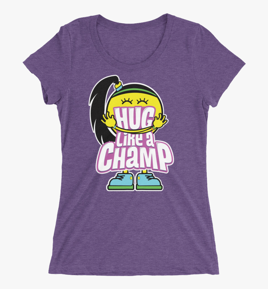 Bayley "hug Like A Champ - Cartoon, HD Png Download, Free Download