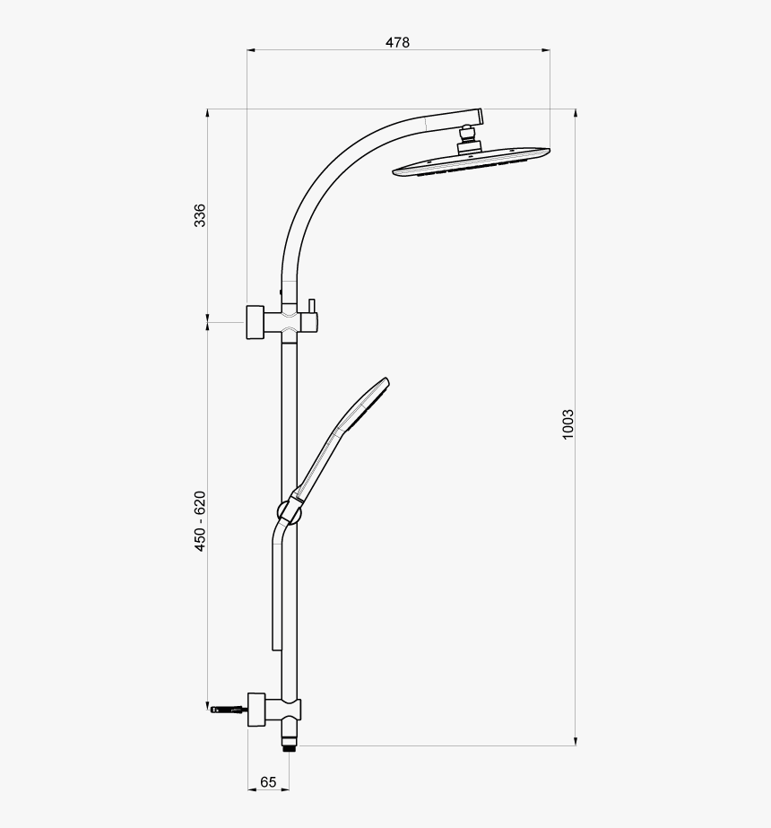 Nikles Pearl Pearl Curve Twin Waterrail - Line Art, HD Png Download, Free Download