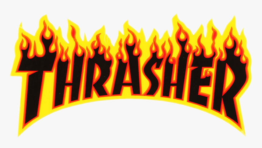 Hd Thrasher Logo Transparent - Thrasher Flame Logo Vector, HD Png Download, Free Download