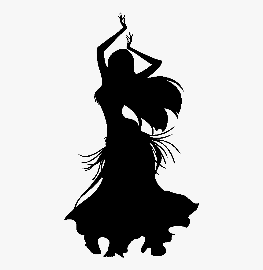 Sticker Silhouette Danseuse Orientale Ambiance Sticker - Belly Dancing Silhouette, HD Png Download, Free Download