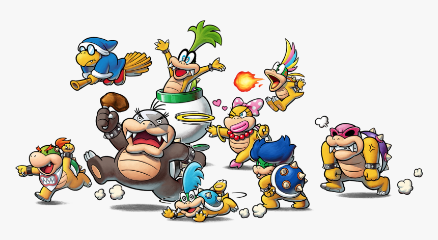 Bowser Jr And The Koopalings
mario And Luigi Bowser’s - Bowser Jr's Journey, HD Png Download, Free Download