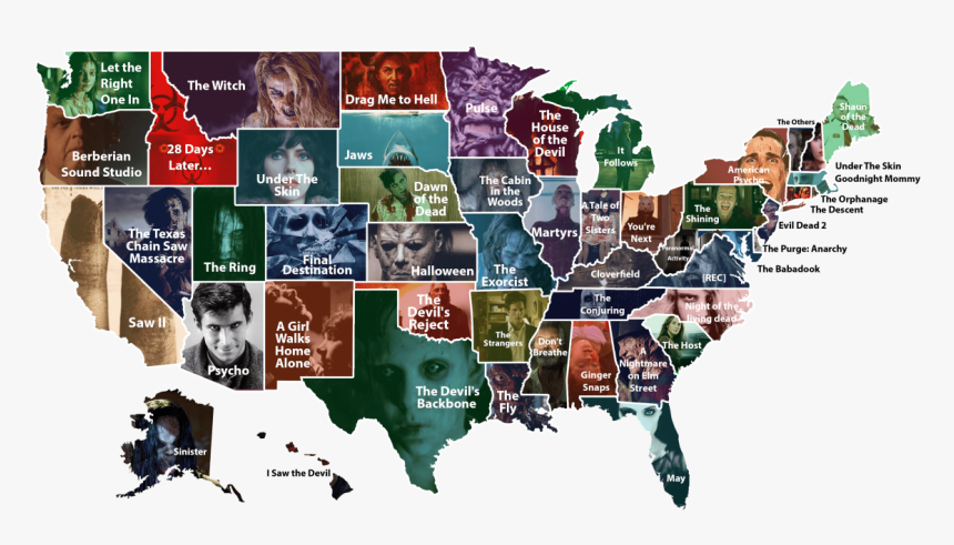 Favorite Horror Movie By State , Png Download - Michigan Department Of Human Services, Transparent Png, Free Download