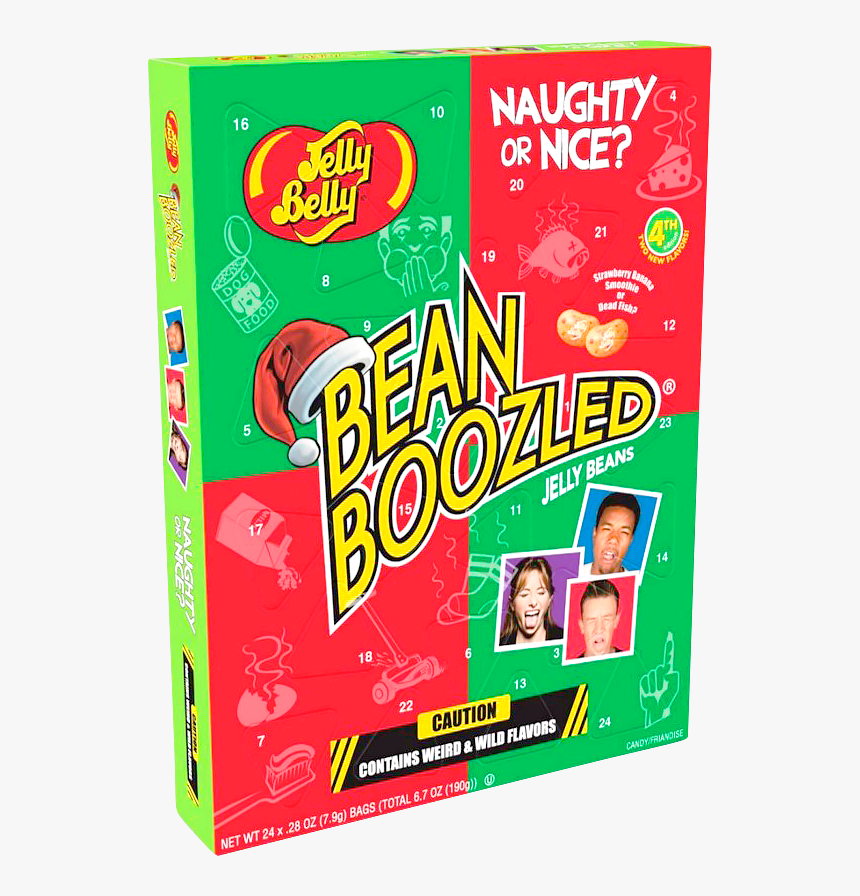 Jelly Belly Bean Boozled Advent Calendar 190g , Png - Jelly Belly, Transparent Png, Free Download