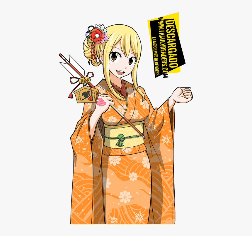 Lucy Heartfilia Render New Year - Lucy Heartfilia New Years, HD Png Download, Free Download