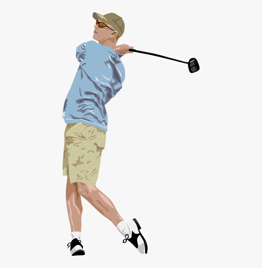 Course Club Clip Art - Clip Art Golf Man, HD Png Download, Free Download