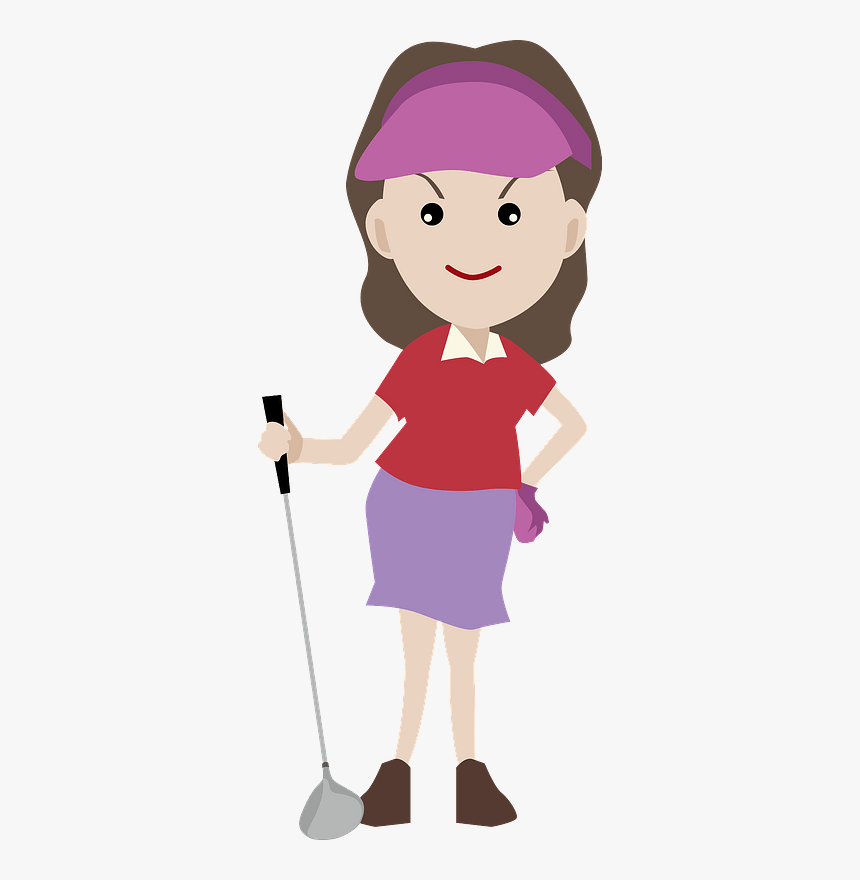 Golf Golfer Sports Clipart - Cartoon, HD Png Download, Free Download