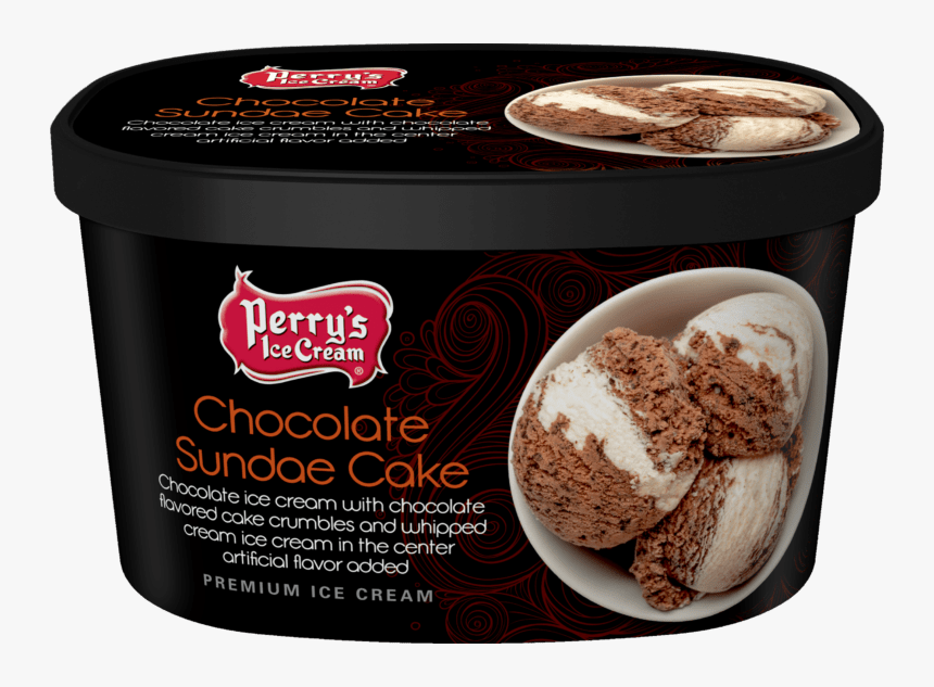 Chocolate Sundae Cake - Perry's Death By Chocolate Ice Cream, HD Png Download, Free Download