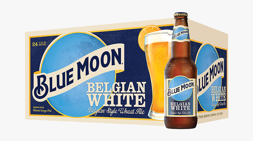 Blue Moon Belgian Wheat Ale - Alcoholic Beverage, HD Png Download, Free Download