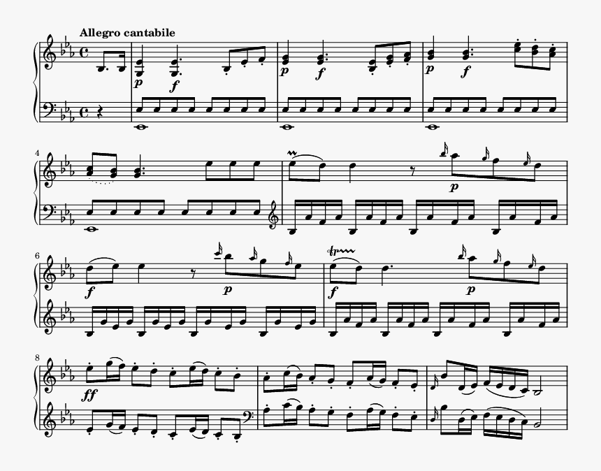 2"
{

ew Pianostaff <<

ew Staff 
elative C" - Beethoven Piano Sonatas Woo 47 Kurfürst No 2 In F Minor, HD Png Download, Free Download