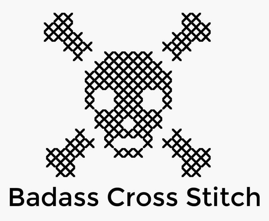 Black Stitches Png - Free Sweary Cross Stitch Patterns, Transparent Png, Free Download