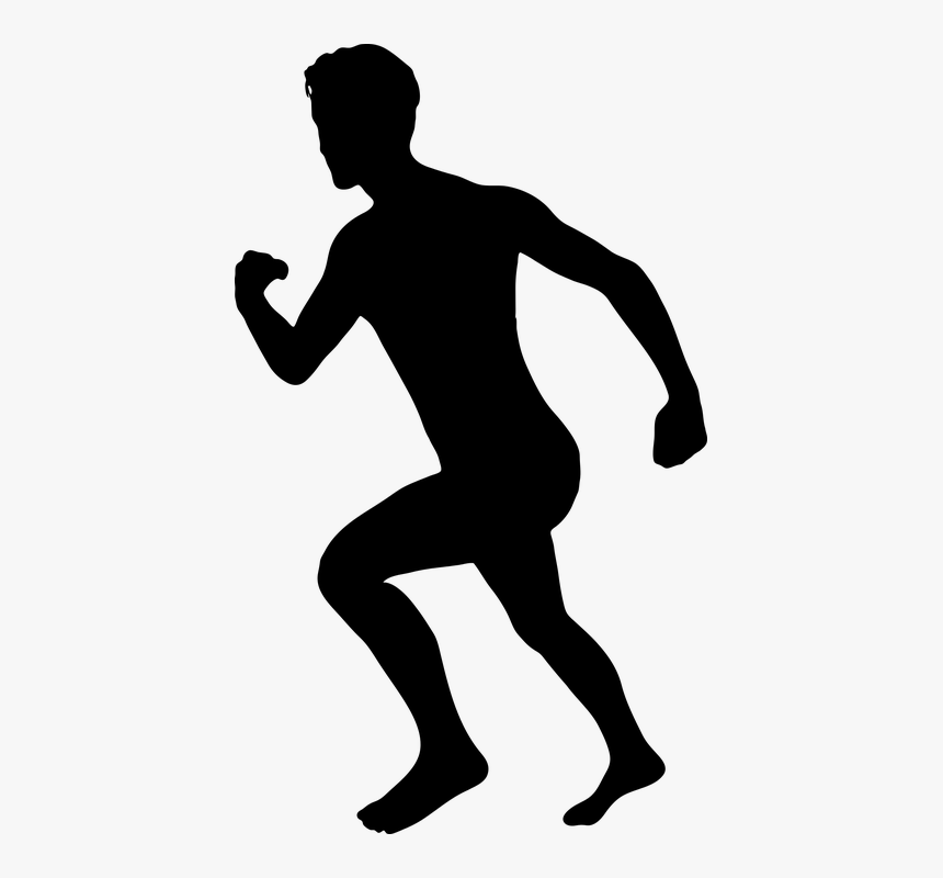 Man Running Clip Art, HD Png Download, Free Download