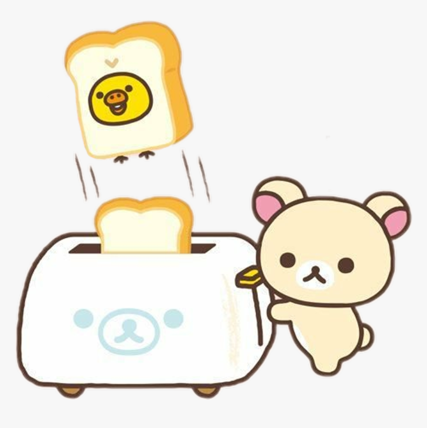 #rilakkuma #kori #tori #bake #bread - Polar Bear Holding Paint Brush, HD Png Download, Free Download