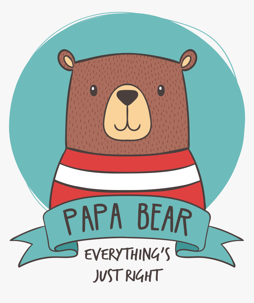 Cube Clipart Soft Block - Papa Bear Cartoon, HD Png Download, Free Download