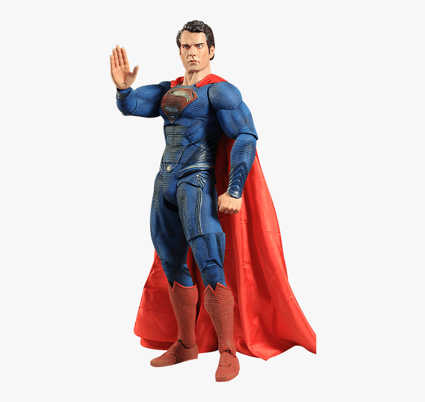 Man Of Steel Large Superman Action Figure , Png Download - Action Figure, Transparent Png, Free Download