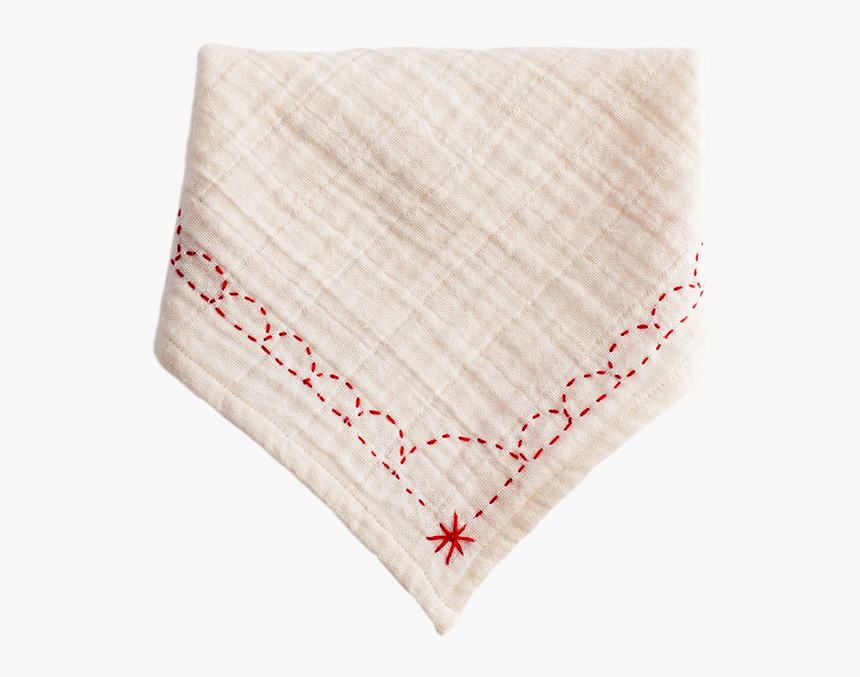 Cherry Red Organic Bandana Bib - Stitch, HD Png Download, Free Download