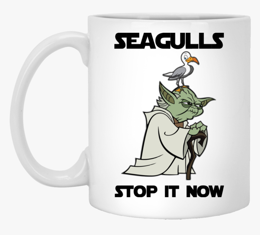 Yoda Seagulls Stop It Now Mug - Seagulls Stop It Now Mug, HD Png Download, Free Download