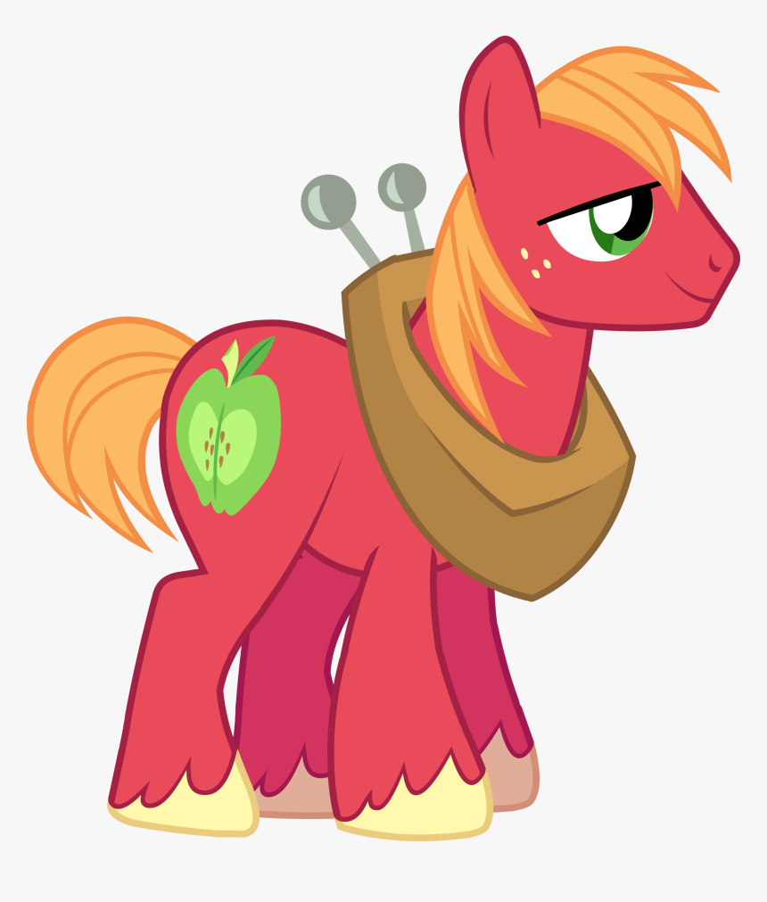 Big And Little Png - My Little Pony Big Macintosh, Transparent Png, Free Download