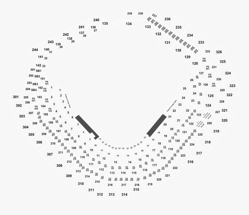 Chris Stapleton Globe Life Field Seating Chart, HD Png Download, Free Download