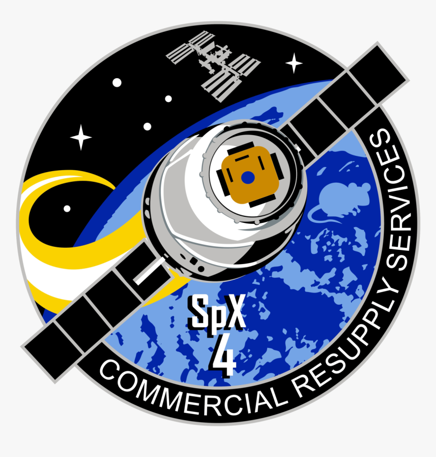 Spacex Crs-4 Patch - Crs 4 Mission Patch, HD Png Download, Free Download