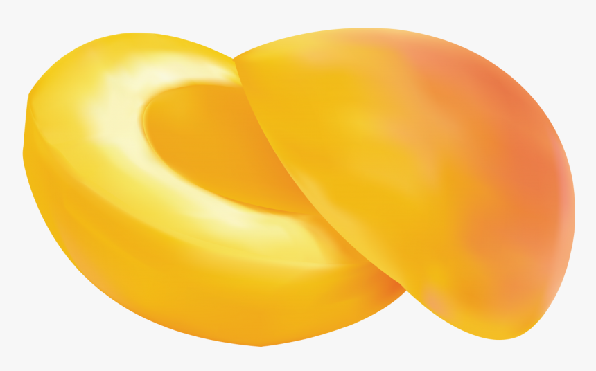 Peach Cut Png Image - Sliced Peaches Png, Transparent Png, Free Download