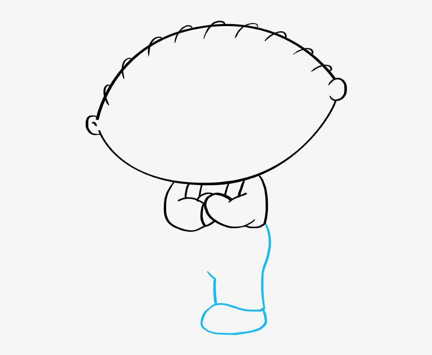 How To Draw Stewie Griffin From Family Guy - Easy Drawings Of Stewie Griffin, HD Png Download, Free Download